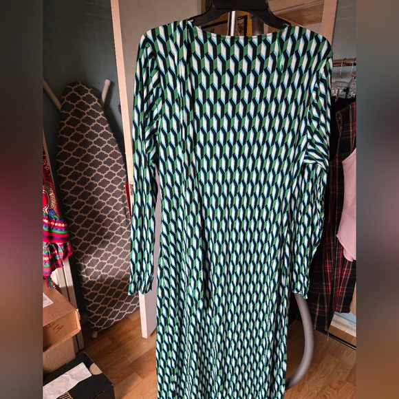 DVF COTTON WRAP DRESS - Picture 3 of 7